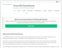 Tablet Screenshot of granvilleguesthouse.com